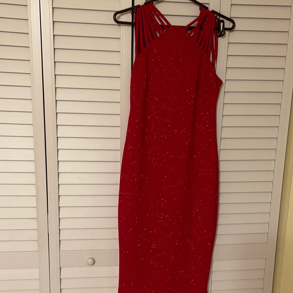 Red great holiday dress